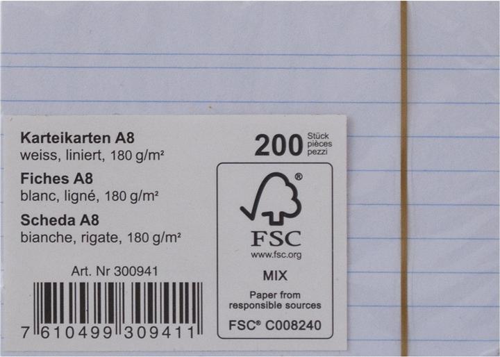 Produktbild Office Karteikarten (A8, 180 g/m²)