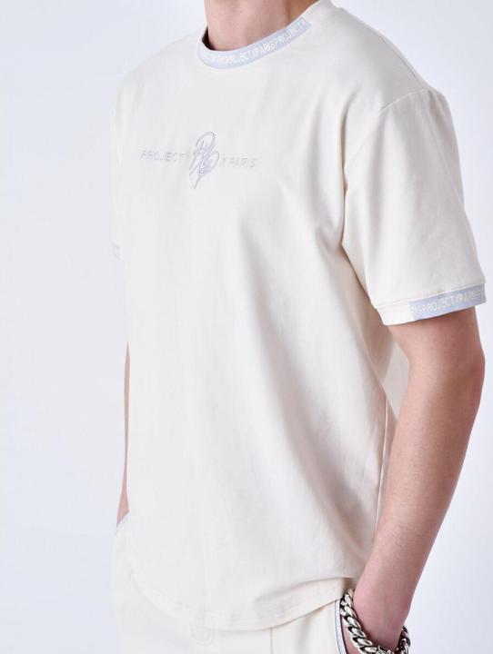 Image du produit Project X Paris T-shirt avec bande contrastée logotée (S)
