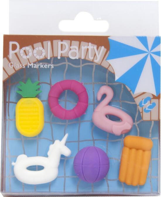 Immagine prodotto Winkee Segnabicchieri - Segnabicchieri per piscina (vetro Marcatore)