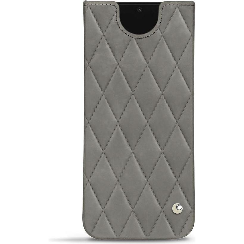 Noreve Lederschutzhülle (Samsung Galaxy S22 Ultra (5G)), Smartphone Hülle, Grau