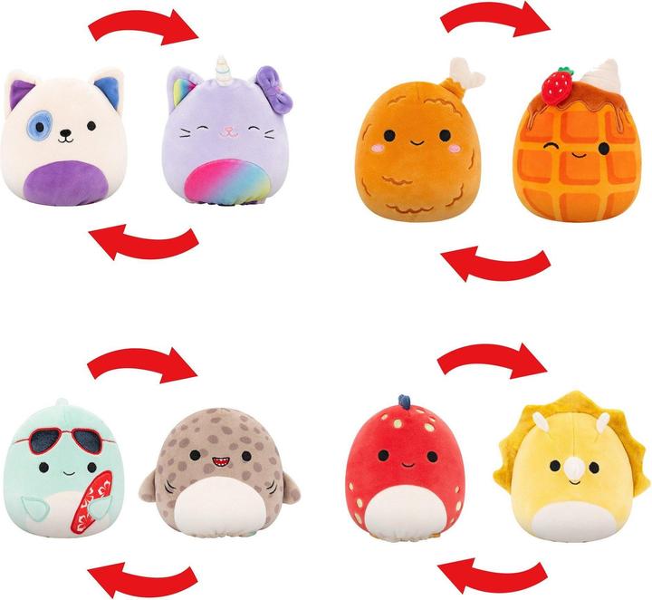 Produktbild Squishmallows - 13 cm - Flip A Mallows - Perry and Azi (13 cm)