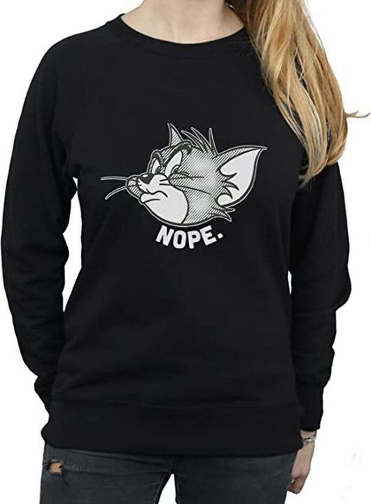 Produktbild Tom & Jerry Womens/Ladies Nope Face Cotton Sweatshirt (XXL)