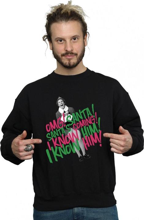 Immagine prodotto Elf Santa's Coming Felpa Uomo (XL)