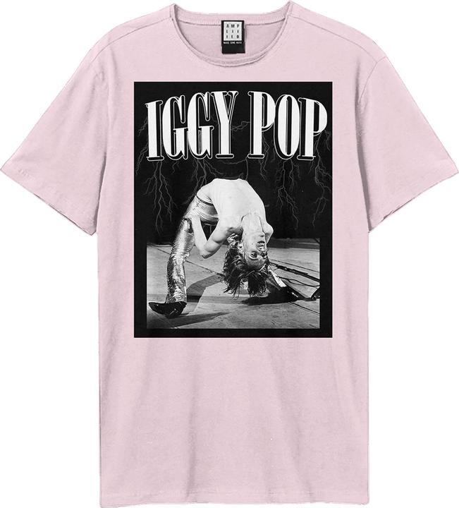 Actual product image Amplified Unisex Adult Pop On Stage Iggy Pop T-Shirt (XL)