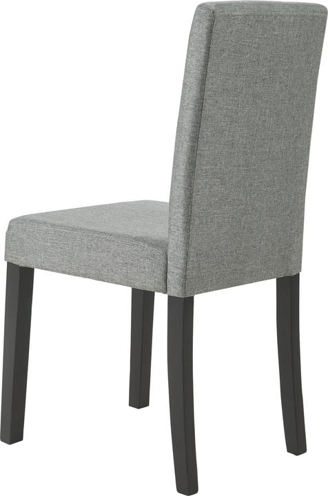 Produktbild En.Casa Esszimmerstuhl Hamburg 2er Set Textil Hellgrau