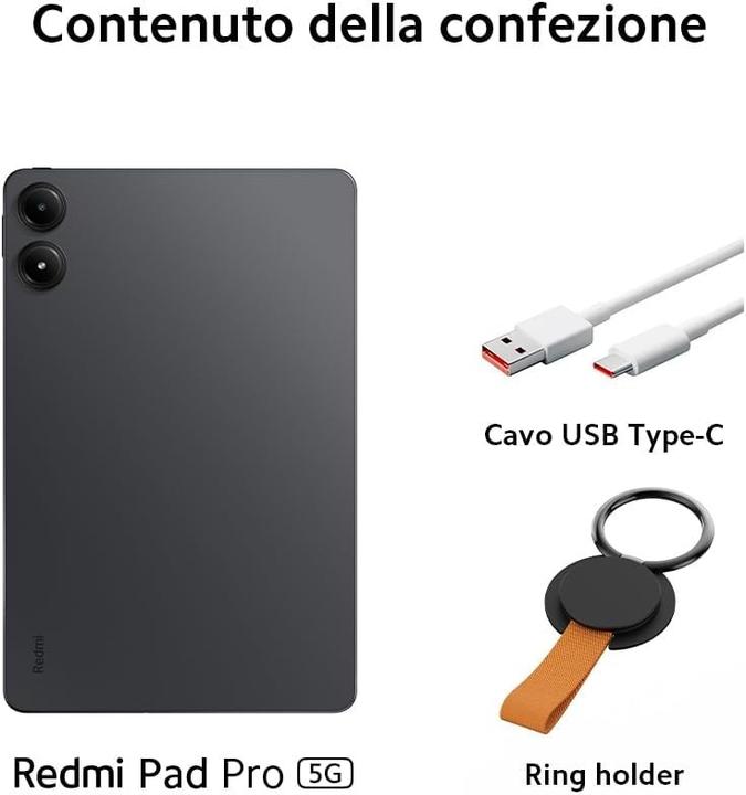 Produktbild Xiaomi HyperOS 5G 120Hz 2,5K Display Snapdragon 7s Gen 2 33W Schnellladung 10000mAh Akku Quad-Lautsprecher (5G, 12.10", 256 GB, tarnish)