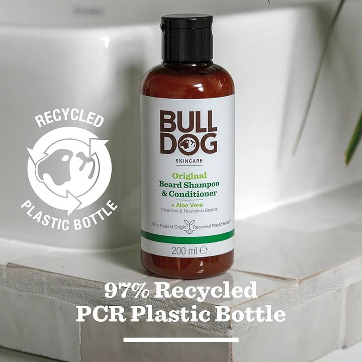 Actual product image Bulldog Original Beard Shampoo & Conditioner (Liquid shampoo, 200 ml)