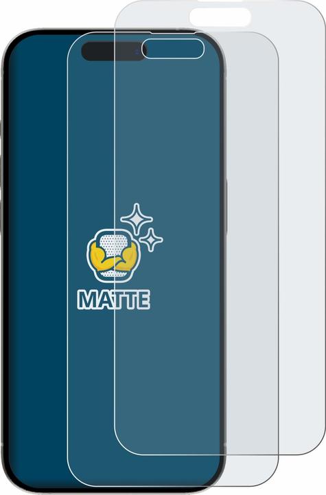 Produktbild BROTECT Entspiegelungs-Schutzfolie Displayschutz Matt (2 Stück, Apple iPhone 15 Plus)