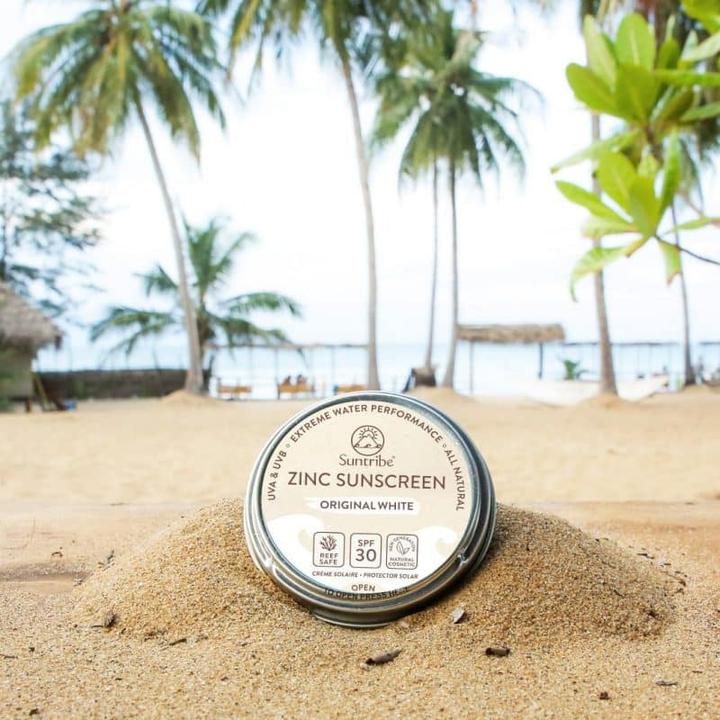 Actual product image Suntribe Zink Sunscreen Original White (Sun cream face, SPF 30, 45 g)