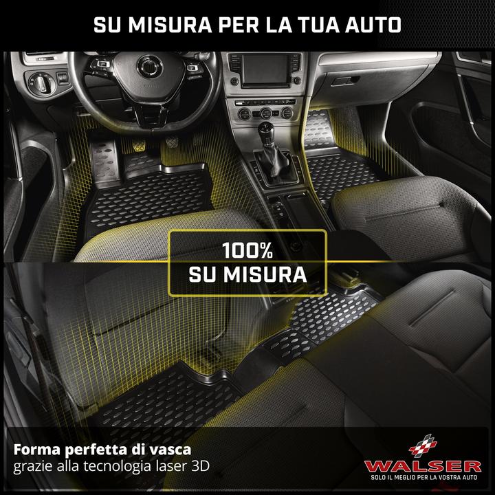 Actual product image Walser Gummimatten XTR für Opel Zafira B 07/2005 - 05/2019 (2 front mats + 2 rear mats)