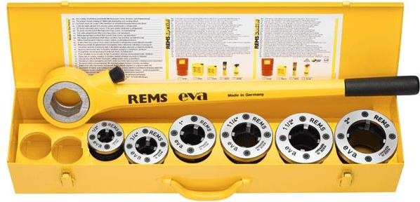 Produktbild Rems Handschneidkluppe EVA Set 1/2" - 2" im Stahlblechkasten