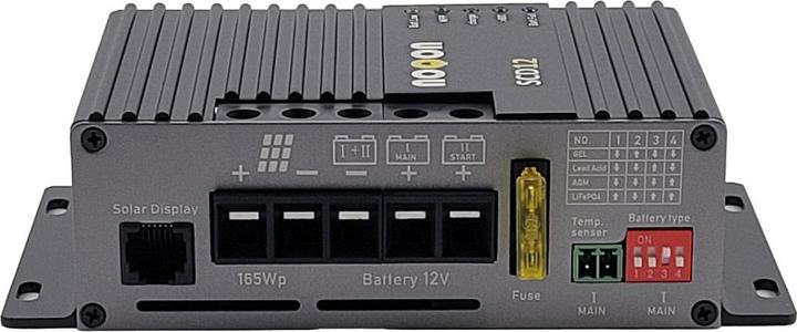 Actual product image Noqon SCD12 MPPT Solar-Laderegler Dual 12V 165Wp 50V 12A
