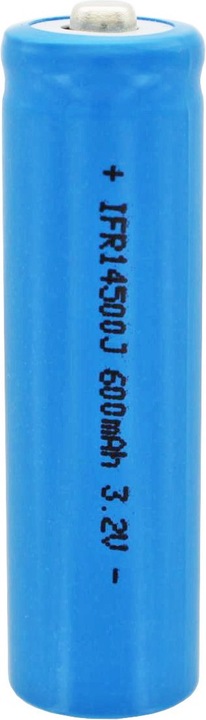 Produktbild Solar Akku IFR 14500 AA, Akku mit Kopf ungeschützt (1 Stk., AA, 600 mAh)