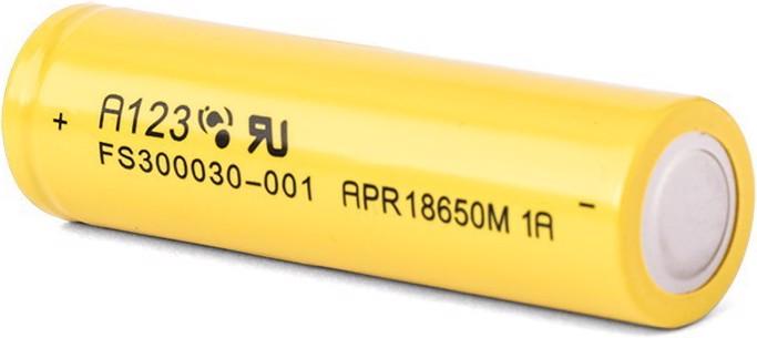 Produktbild AccuCell Akku A123 APR18650M1-A, LiFePo4 Akku (18650, 1100 mAh)