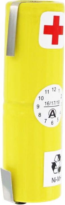 Produktbild Braun Akku 2/3A mit Lötfahnen U-Form (1 Stk., 2/3 A, 1300 mAh)
