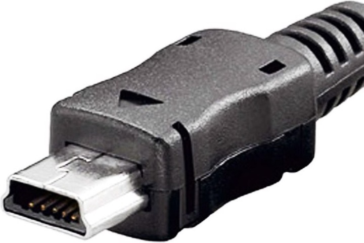 Produktbild AccuCell KFZ-Ladekabel Mini-USB mit TMC-Antenne, 2A Ladestrom