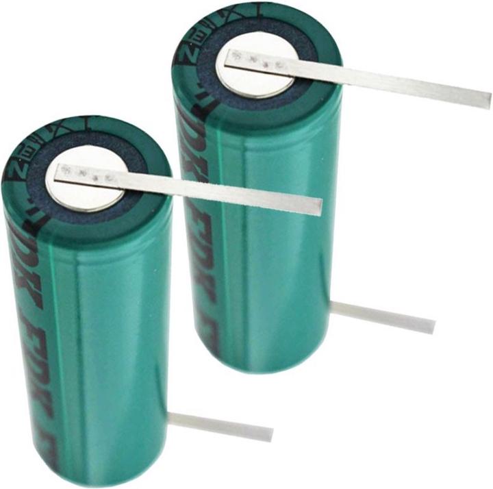 Produktbild Braun Akku 2 Stück 4/5A, 43x17mm passend für Oral-B Triumph Serie (bitte Masse prüfen) (1 Stk., 2150 mAh)