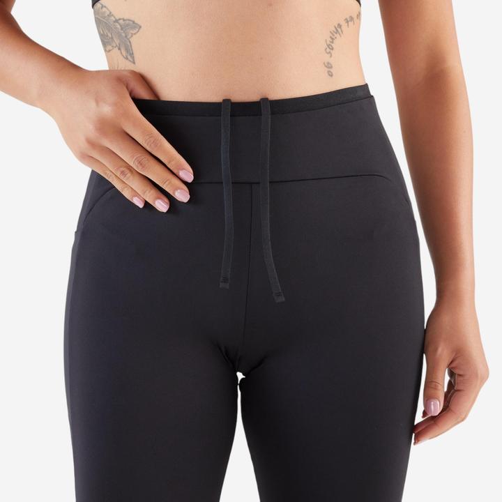 Produktbild Kiprun Lauftights lang Damen - 500 Comfort schwarz (W24/L30)