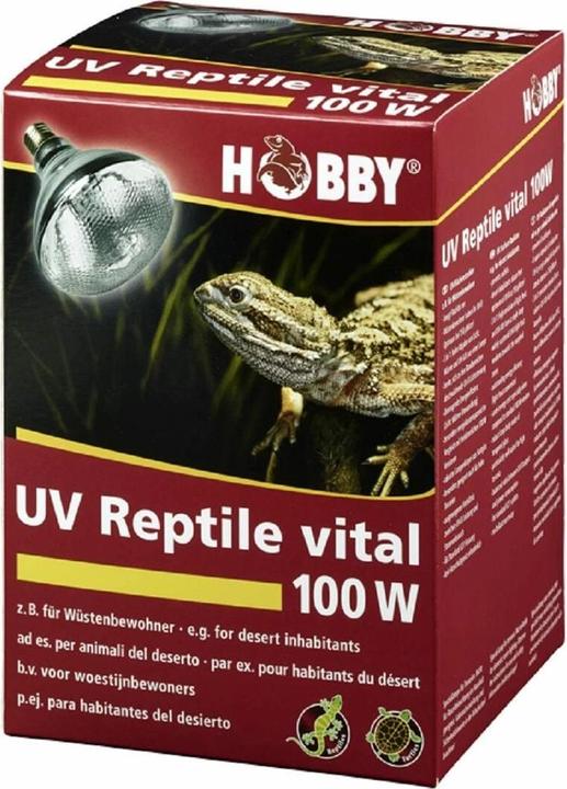 Hobby Lampada per terrario UV per rettili, E27, 100 W (UVA, UVB)