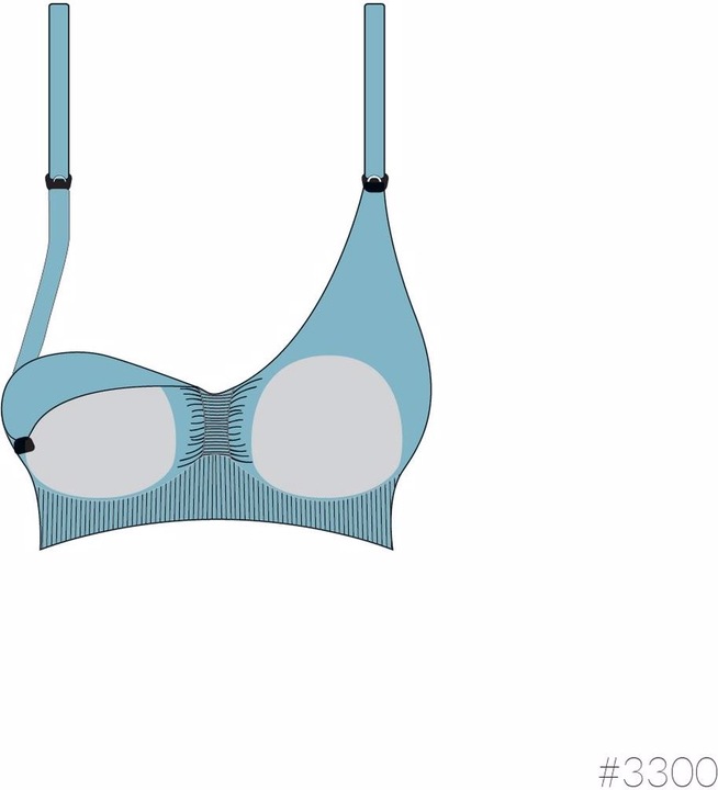 Immagine prodotto Carriwell Reggiseno imbottito per gravidanza e allattamento (XL)