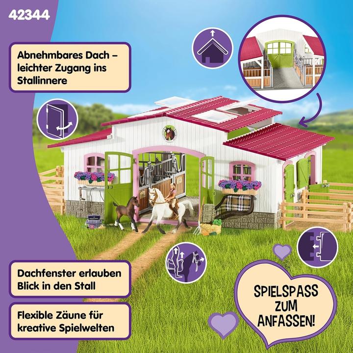 Immagine prodotto Schleich Fattoria di cavalli con cavaliere e cavalli