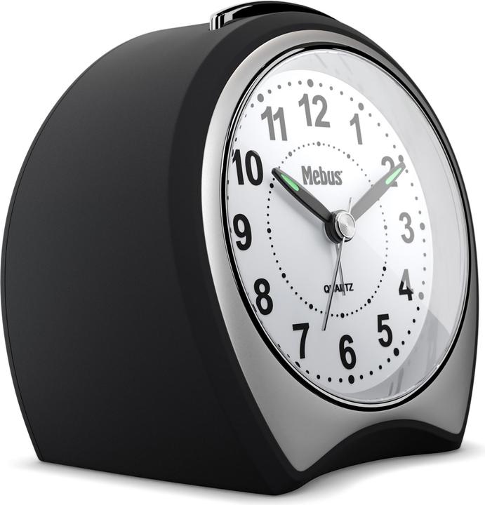 Produktbild Mebus Wecker schwarz Kunststoff