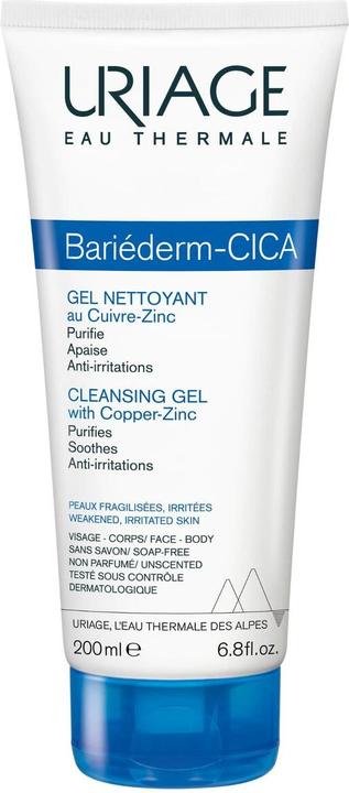 Label énergétique Uriage Bariéderm Cica-gel (nouveau) gel (Gel nettoyant, 200 ml)