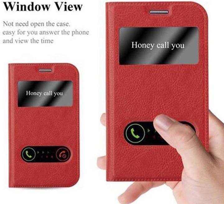 Produktbild Cadorabo Book mit View Doppelfenster Cover (Samsung Galaxy Xcover 3)