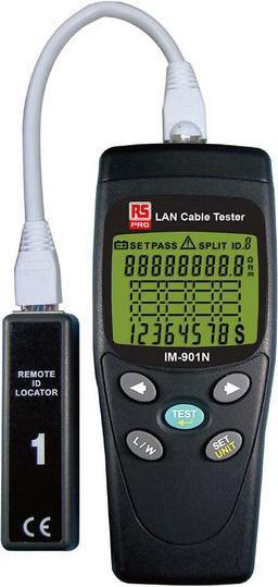RS PRO TM-901N Testeur de réseau, testeur de câble, Cat5, Cat6, RJ45, RJ45