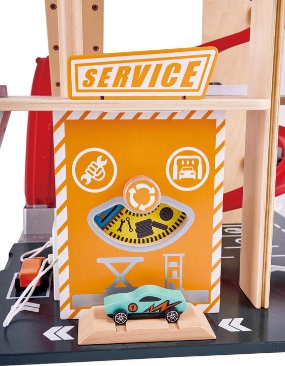 Produktbild Hape Stunt-Fahrbahn mit Ladestation