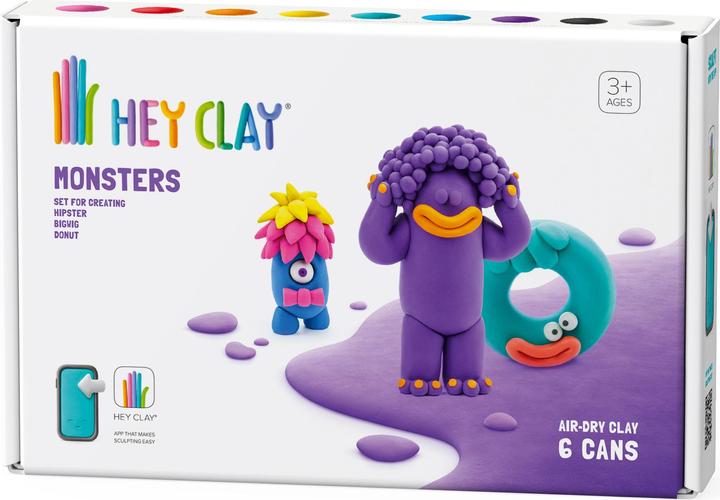 Produktbild Hey Clay Monsters: Hipster, Cyclops, Donut