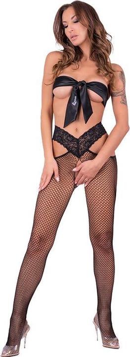 LivCo Corsetti Fashion Gina Lc90741 Strumpfhose Ouvert Schwarz
