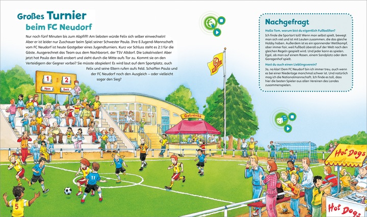 Immagine prodotto Bookii WAS IST WAS Junior Auf geht's zum Fussball! (Tedesco, Cristina Marrone, Martin Lickleder, Claudia Kaiser, Dott. Andrea Beständig, Dirk Hennig, 2018)