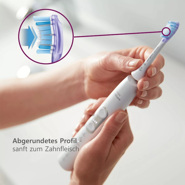 Actual product image Philips Sonicare Original slip-on brush Premium GumCare 4 pack (4 x)