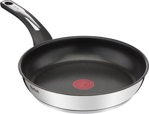 Actual product image Tefal Emotion 24 cm frying pan in stainless steel E30004 (24 cm, Frying pan, Stainless steel)