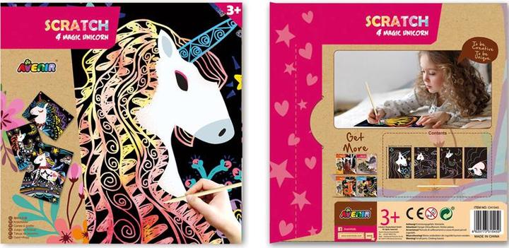 Produktbild Avenir Scratch Magic Unicorn