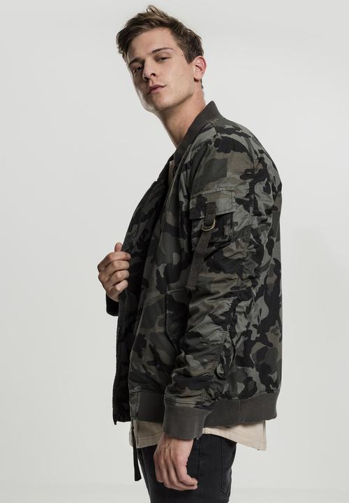 Produktbild Urban Classics Vintage Camo Cotton Bomber Jacket (S)