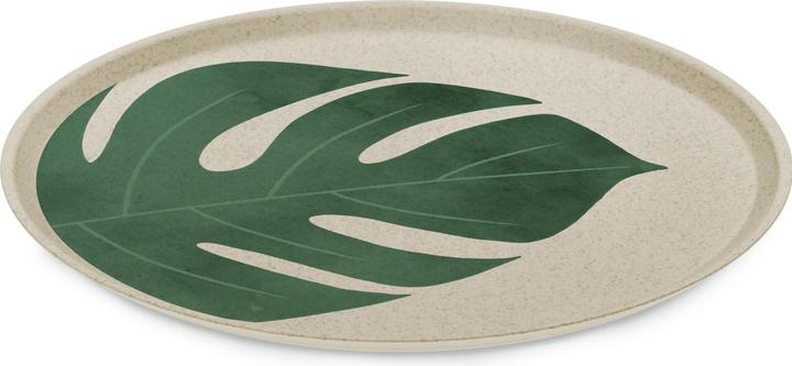 Produktbild Koziol Speiseteller Connect Monstera 4 Stück,Beige/Grün (4 x, 25.50 cm)