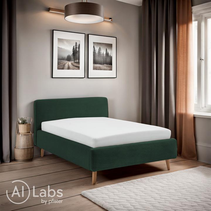 Actual product image Meise Möbel Mattis upholstered bed with bed base (140 x 200)