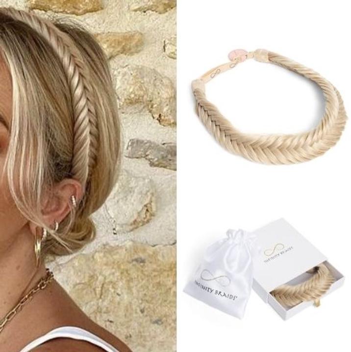 Image du produit Infinity Braids Tresse en queue de poisson Jolie Shimmer Ale