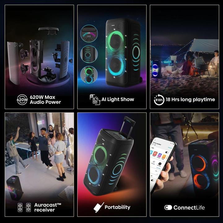 Actual product image Hisense Party Thunder Party Speaker (18 h)