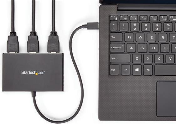 Actual product image StarTech 3-Port Multi-Monitor Adapter (USB-C, 10.50 cm)