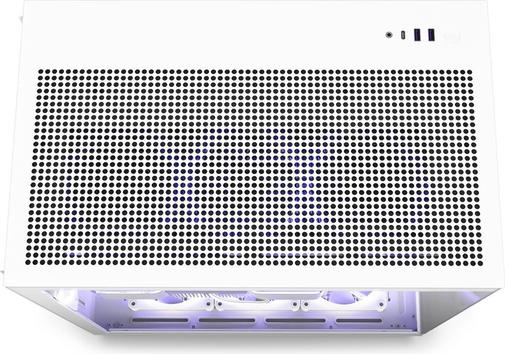 Actual product image NZXT H9 All white (mATX, Mini-ITX, ATX)