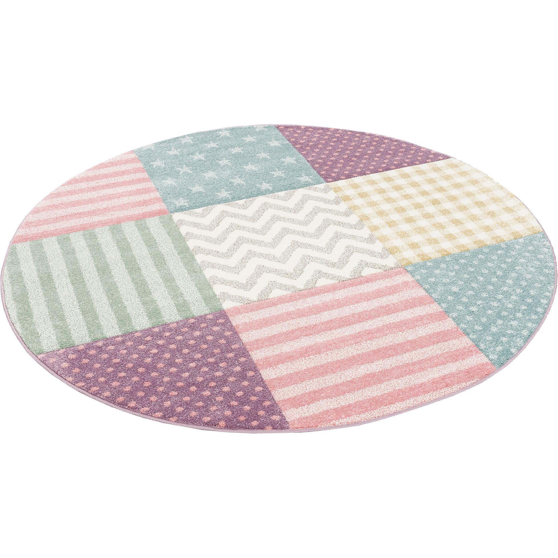 Pergamon, Kinderteppich, Kinder und Jugend Teppich Maui Sterne Rund (Ø 120 cm)