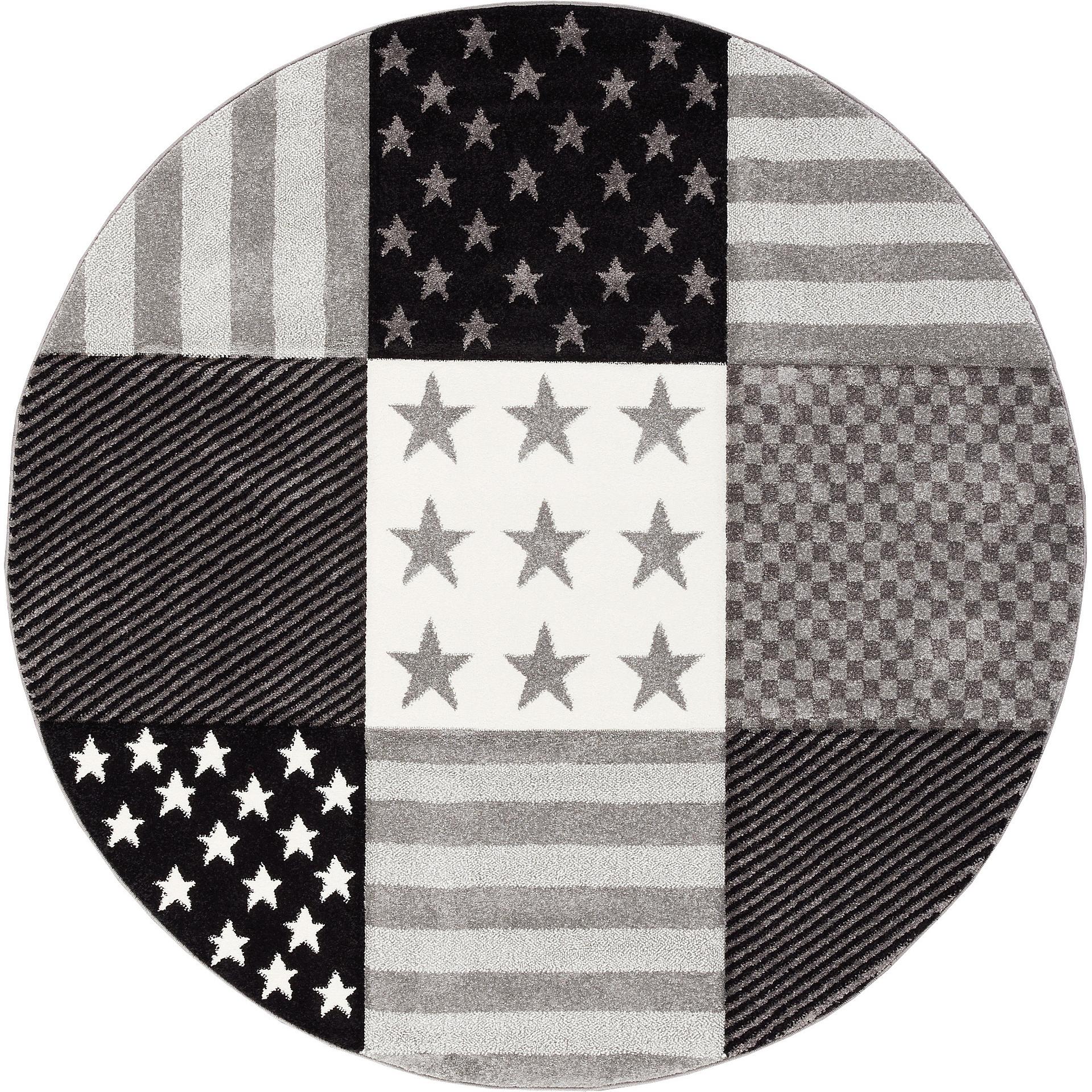 Thumbnail - Pergamon, Kinderteppich, Kinder und Jugend Teppich Maui Sterne Rund (Ø 200 cm)
