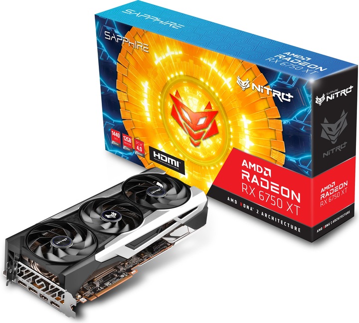 Image du produit Sapphire Radeon RX6750XT Nitro+ pour le jeu OC (12 Go)