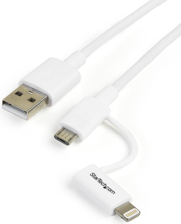 Produktbild StarTech Lightning/Micro USB Cable (1 m, USB 2.0)
