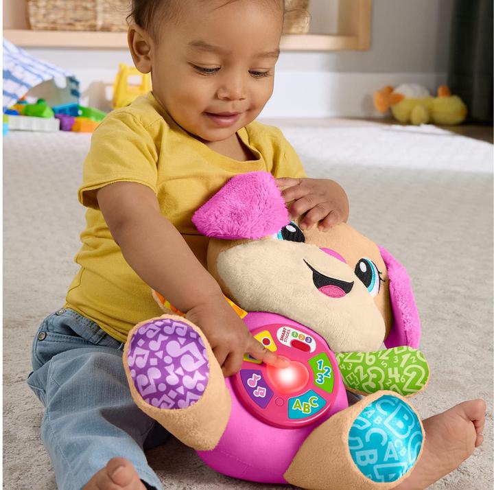 Actual product image Fisher-Price learning fun dog friend (German, English, French, Italian)