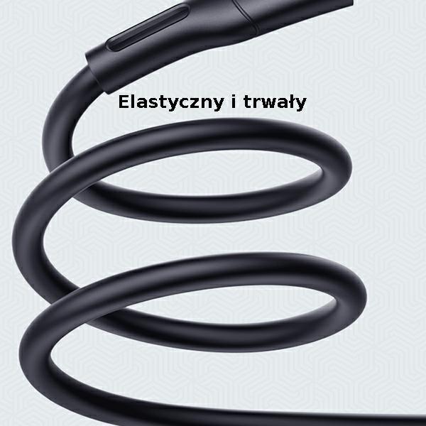 Actual product image Usams Cable U68 lightning 2A Fast Charge 1m czarny/black SJ500USB01 (US-SJ500) (1 m)