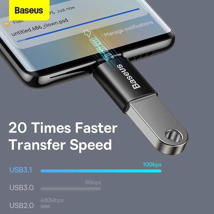Image du produit Baseus USB Typ-C zu (USB-A, USB Type C)